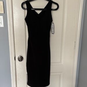 Elegant Black Midi Dress